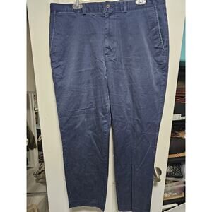 Brooks Brothers Clark Pants Mens Size 38x32 Dark Blue Soft Cotton Twill